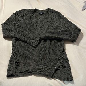 American Eagle Outfitters Dark Gray Cardigan